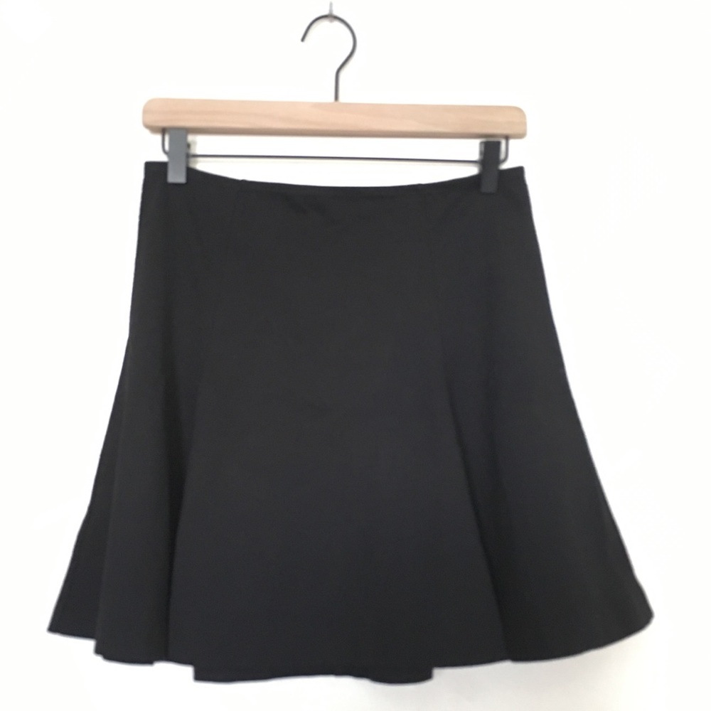 Gap A line zip up simple skirt
